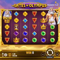 Azur Casino - Gates of Olympus Slot Game